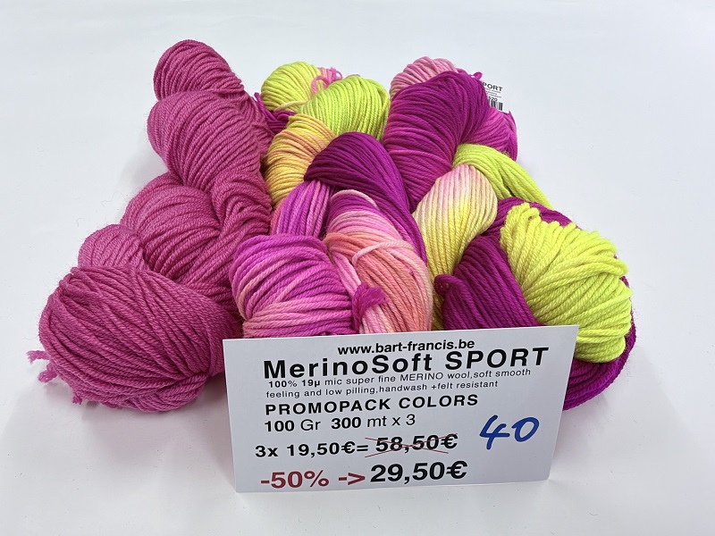 MerinoSoft SPORT PROMO -50%  vermindering