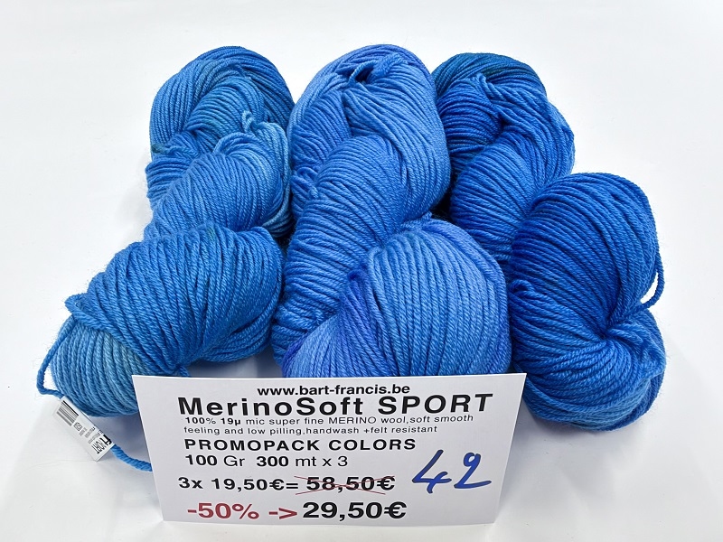 MerinoSoft SPORT PROMO -50%  vermindering