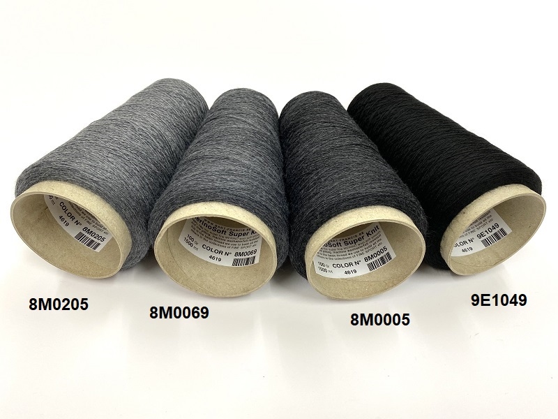 MerinoSoft Super Knit  color melange soft antraciet