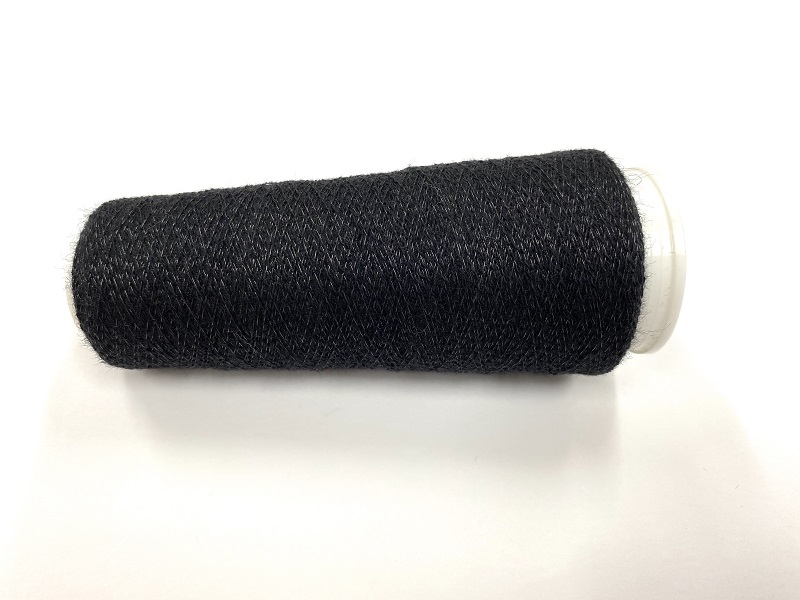 merinoX Fine thread for E-TEXTILES and fun textile BLACK