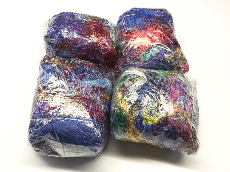 multicolored argentia SILK fibers  100gram