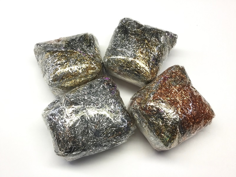 multicolored metaloplast fibers