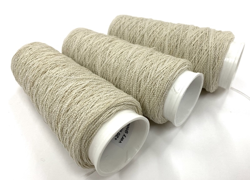 Paardenhaar WIT met  witte egyptische katoen