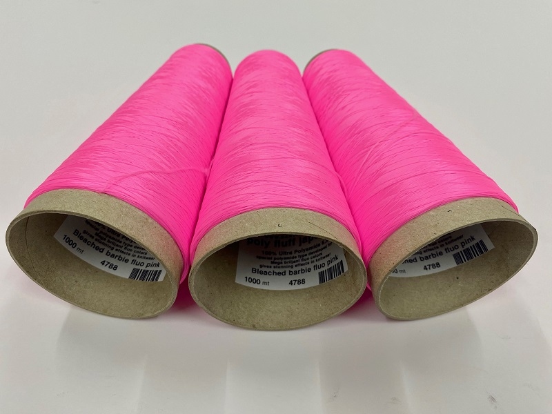 poly fluff Japonica col bleached barbie FLUO pink