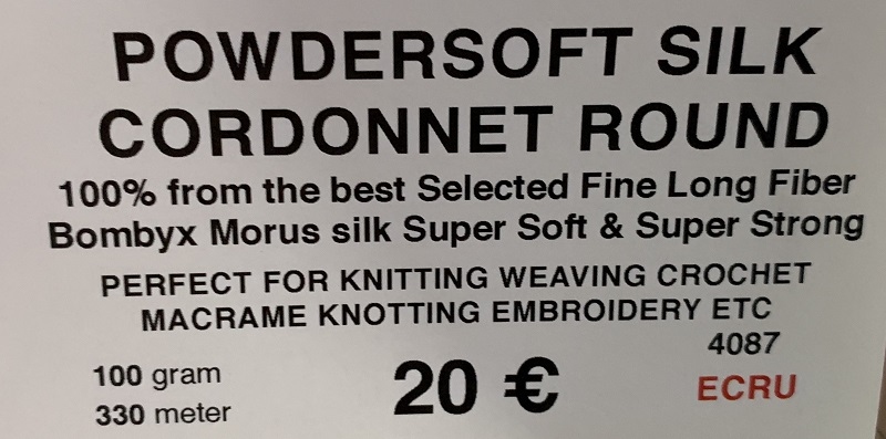 powdersoft silk cordonnet round 10/3Nm
