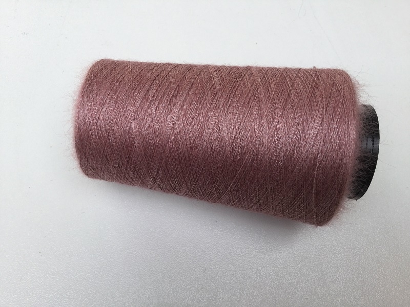 Pygora  mohair & atlas floss silk