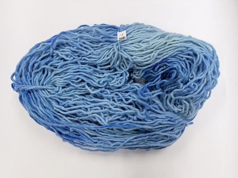 rattestaarten 100% pure wol in dikke micronage Inktjet printed colors L