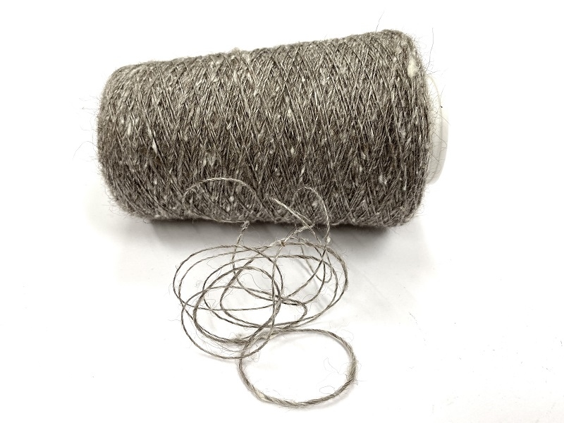 russian silk qiviut melange of 14 to 16 micron qiviut
