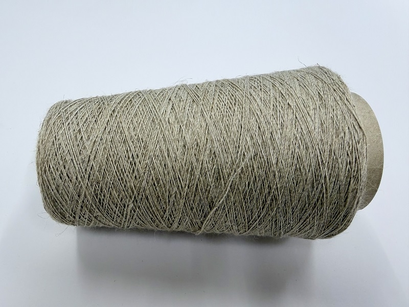 seaweed kelp linnen mix for weaving and  knitting