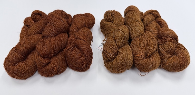 silk qiviut melange of 14 to 16 micron qiviut 700met special edition color medium ecureuil