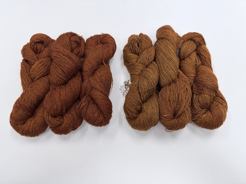 silk qiviut melange of 14 to 16 micron qiviut 700met special edition color medium ecureuil