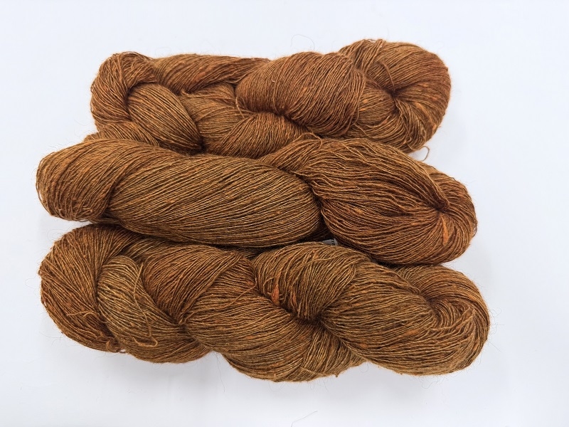 silk qiviut melange of 14 to 16 micron qiviut 700met special edition color medium ecureuil