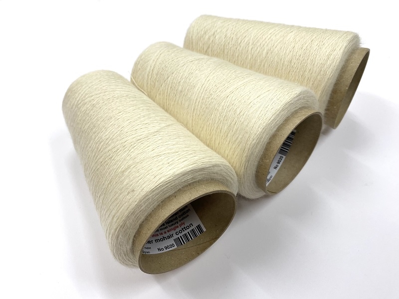 summer mohair cotton  attention single ply!!!!