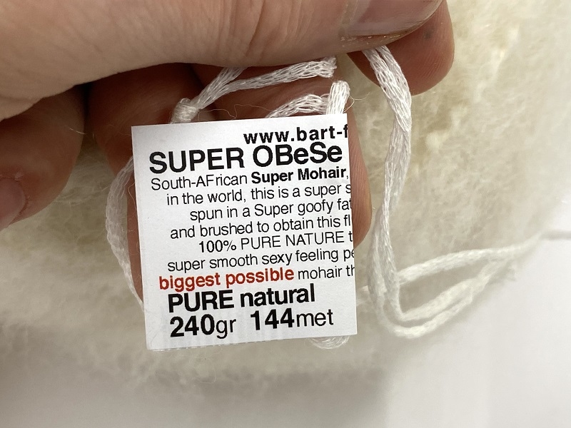 super obese mohair fluff the biggest mohair fluff thread possible to spin