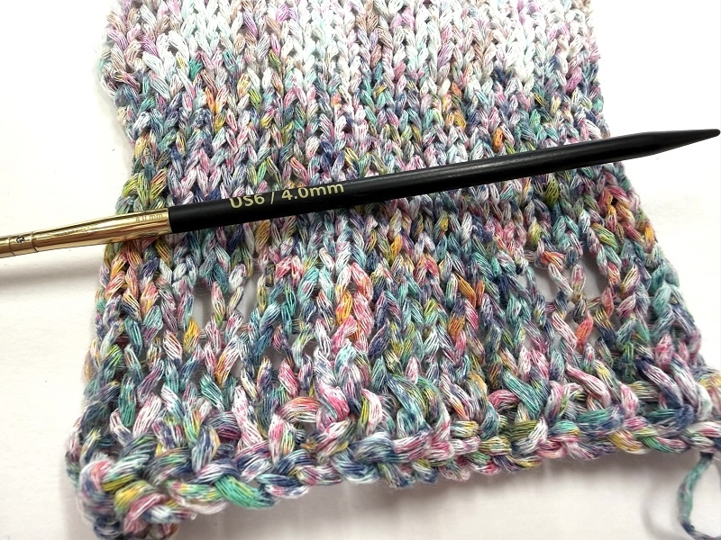 tricotine de cotton psychedelic colors unicorn soft green