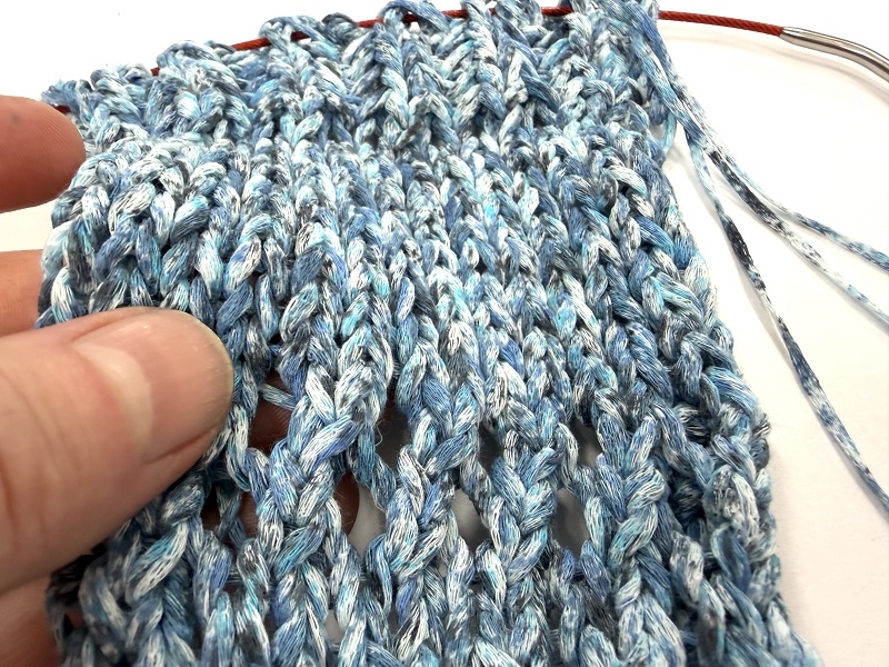 tricotine de cotton psychedelic colors unicorn soft pink