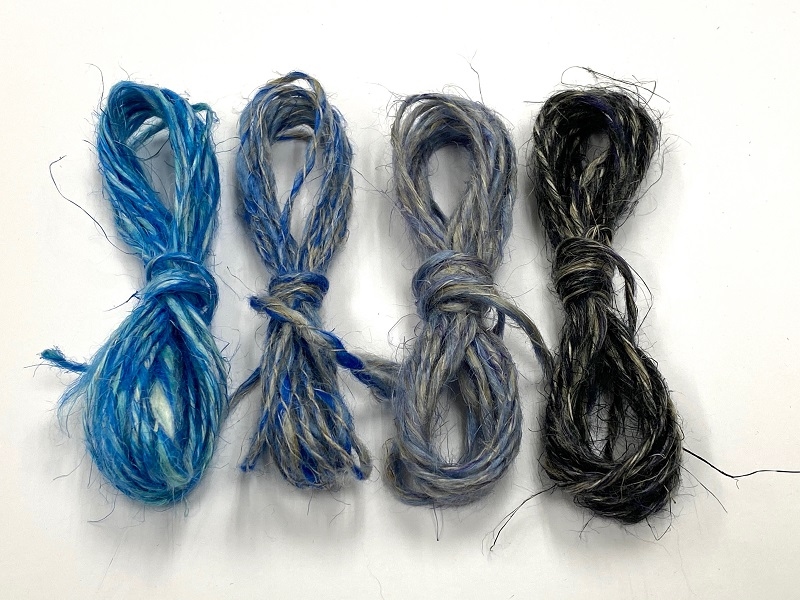 wet spun old tradition knitting color  4 BLEU  -75%