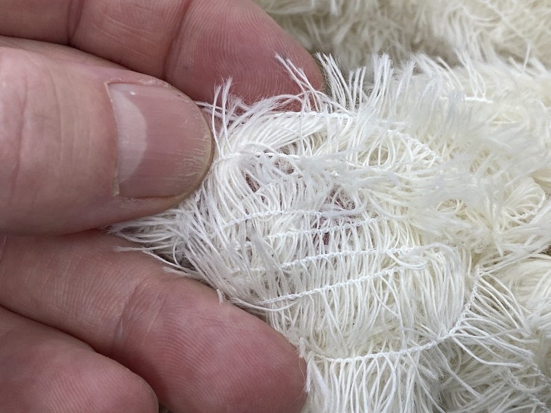 wool teddy bear for fur effects in textiles